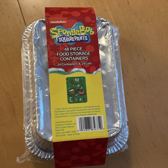 SpongeBob SquarePants Holiday Food Containers. - Picture 5 of 5